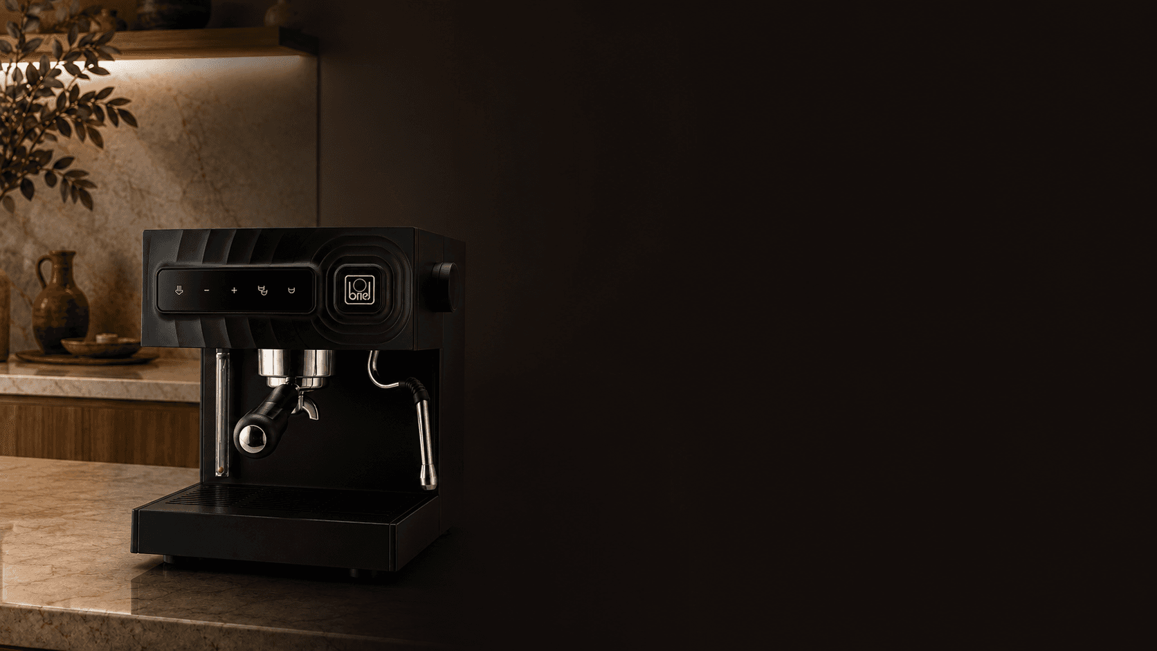 Máquina de café expresso Briel reparável, feita para durar décadas